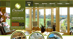 Desktop Screenshot of emeraldsunrooms.com